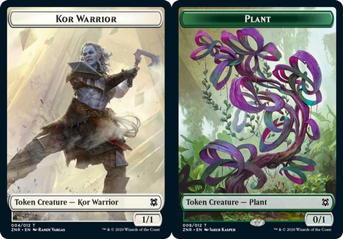 Kor Warrior // Plant (token - foil)