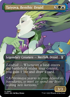 Tatyova, Benthic Druid (borderless foil)