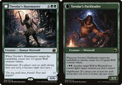 Tovolar's Huntmaster // Tovolar's Packleader