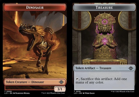 Dinosaur #009 // Treasure (token foil)