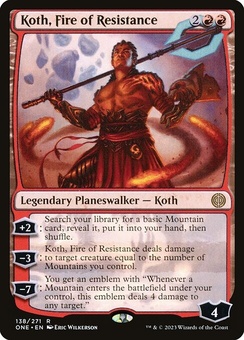 Koth, Fire of Resistance (foil)