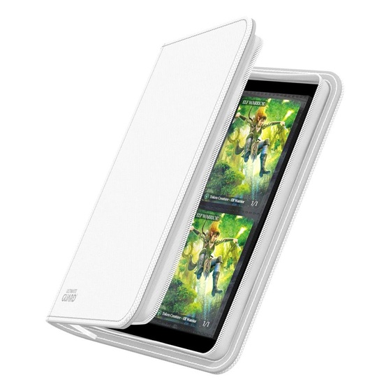 Ultimate Guard Zipfolio XenoSkin 8-Pocket White