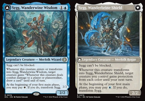 Sygg, Wanderwine Wisdom // Sygg, Wanderbrine Shield