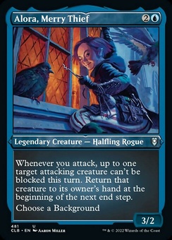 Alora, Merry Thief (etched foil)