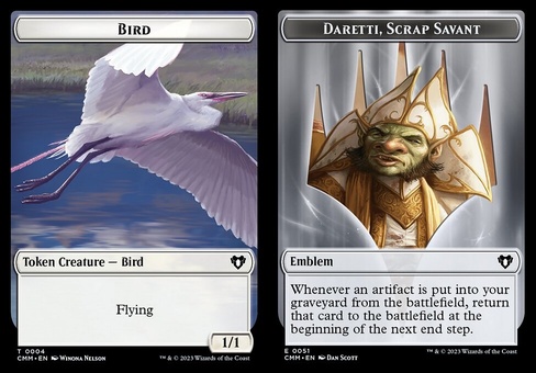 Bird // Daretti Emblem (token)