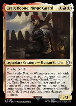Craig Boone, Novac Guard (surge foil)