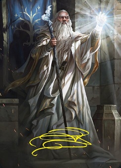Gandalf the White (art series - signed)