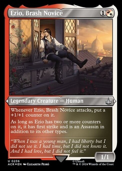 Ezio, Brash Novice (etched)