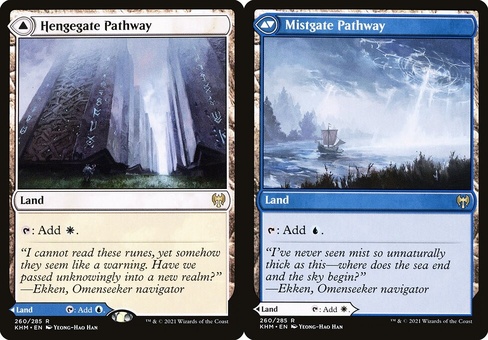 Hengegate Pathway // Mistgate Pathway (foil)