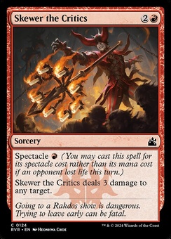 Skewer the Critics (foil)