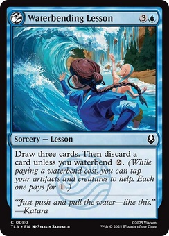 Waterbending Lesson (foil)