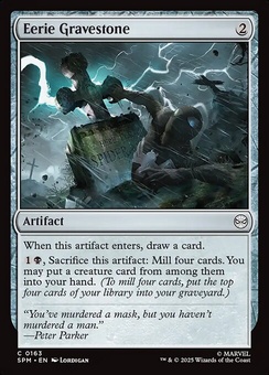 Eerie Gravestone (foil)