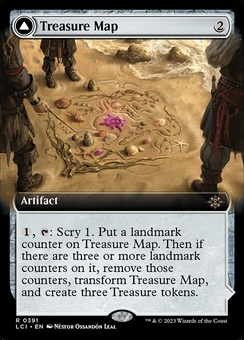 Treasure Map // Treasure Cove (extended art foil)