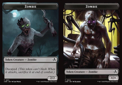 Zombie #11 // Zombie #12 (token foil)
