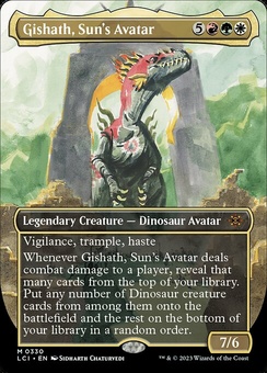 Gishath, Sun's Avatar (borderless foil)