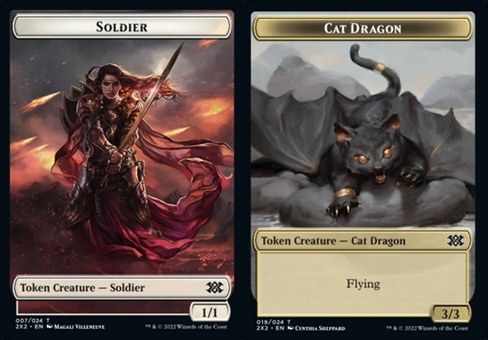 Soldier // Cat Dragon (token)