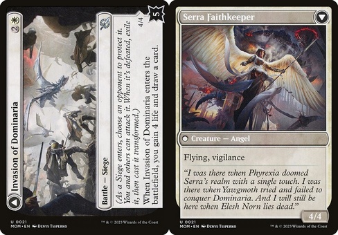 Invasion of Dominaria // Serra Faithkeeper