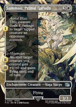 Summon: Primal Garuda (borderless foil)