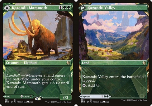 Kazandu Mammoth // Kazandu Valley (showcase foil)