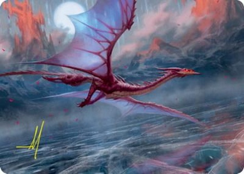Manaform Hellkite (art series signed)