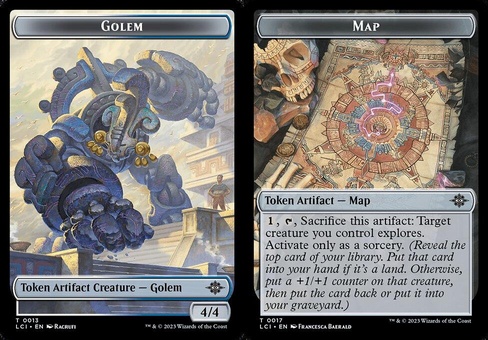 Golem // Map (token foil)