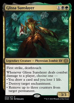 Glissa Sunslayer (promo pack stamp)