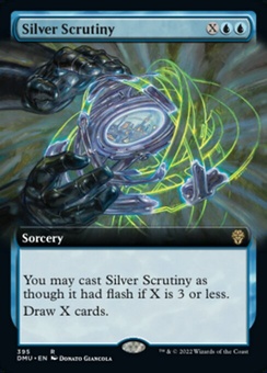 Silver Scrutiny (extended art - foil)