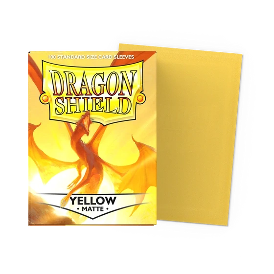 Dragon Shield - Yellow Matte (100ks)