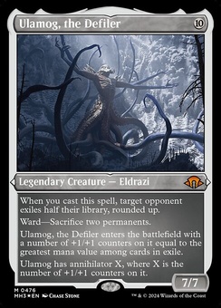 Ulamog, the Defiler (etched foil)