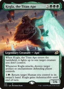 Kogla, the Titan Ape (extended art)