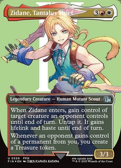 Zidane, Tantalus Thief (borderless surge foil)