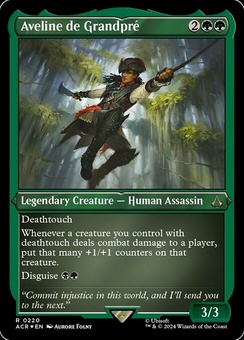 Aveline de Grandpré (etched foil)