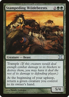 Stampeding Wildebeests (10E GD)