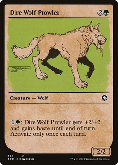Dire Wolf Prowler (showcase)