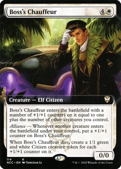 Boss's Chauffeur (extended art)