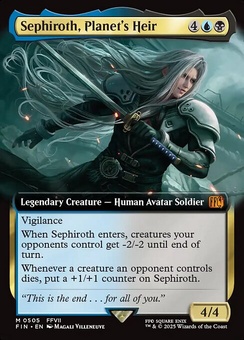 Sephiroth, Planet's Heir (extended art)