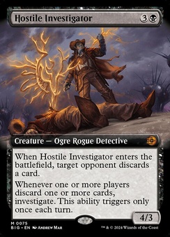 Hostile Investigator (extended art)