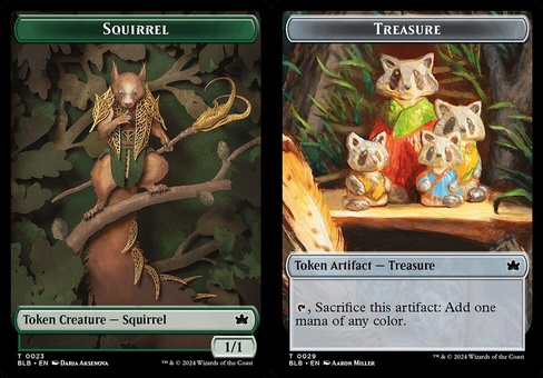 Squirrel // Treasure (token)