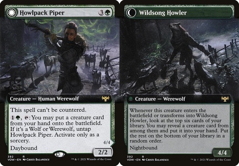 Howlpack Piper // Wildsong Howler (extended art)