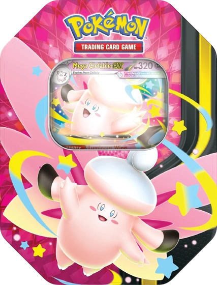 Pokémon - Mega Moonlit Tin - Mega Clefable ex