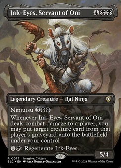 Ink-Eyes, Servant of Oni (borderless foil)