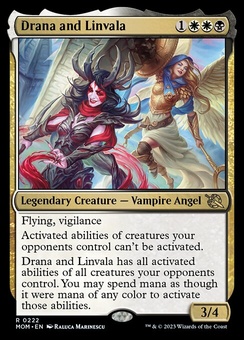 Drana and Linvala (promo pack stamp)