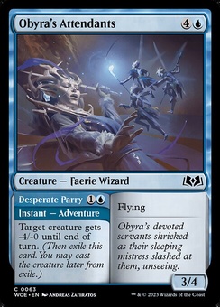 Obyra's Attendants // Desperate Parry (foil)