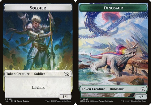 Soldier // Dinosaur (token - foil)