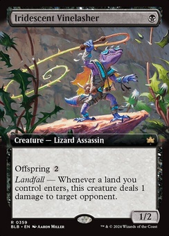Iridescent Vinelasher (extended art foil)