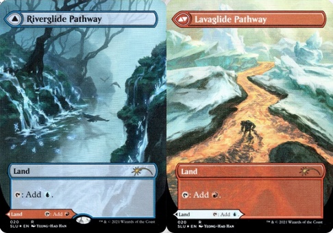 Riverglide Pathway // Lavaglide Pathway (borderless foil)