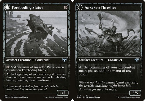 Foreboding Statue // Forsaken Thresher