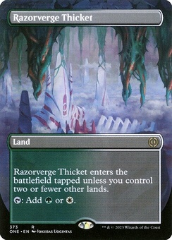 Razorverge Thicket (borderless foil)