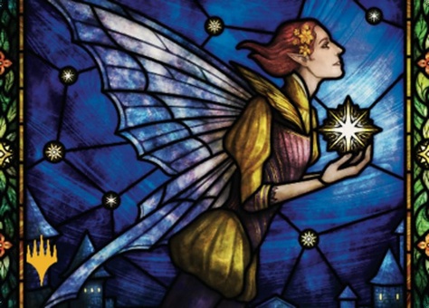 Ivy, Gleeful Spellthief (showcase - art series, stamped)