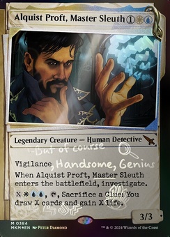 Alquist Proft, Master Sleuth (showcase invisibleink foil)